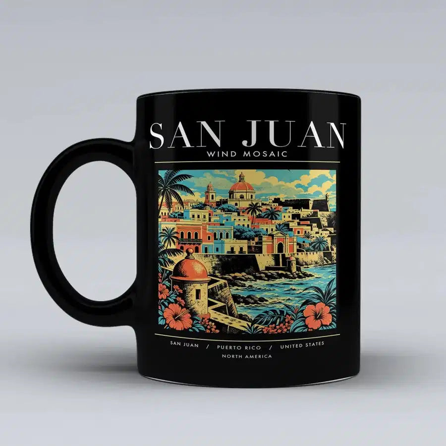 SAN JUAN - Poster - Mug - Black