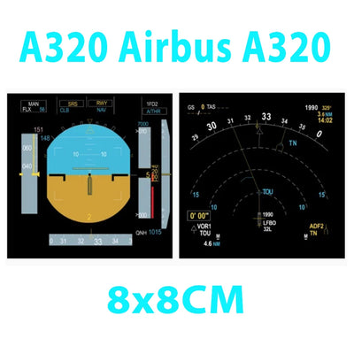 Airbus A320 2PSC aviation design magnet in strong neodymium core.