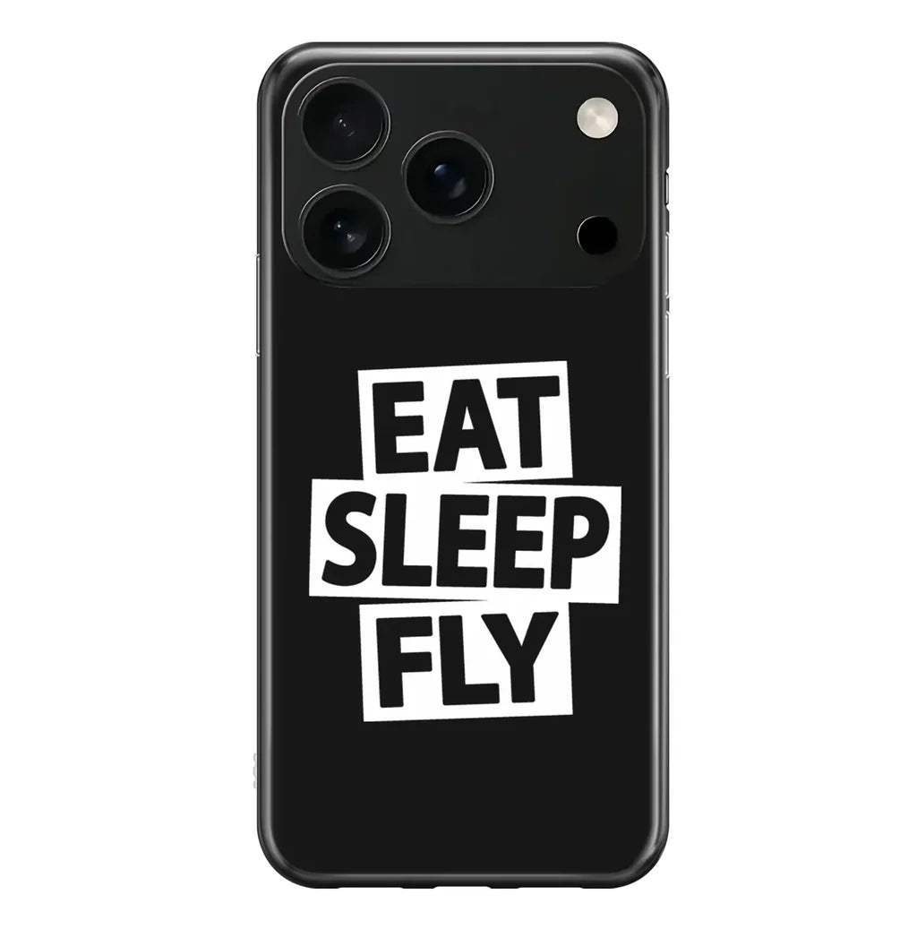 Eat Sleep Fly iPhone Case