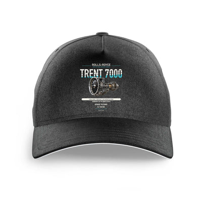 TRENT 7000 design on black printed hat