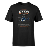 Thumbnail for MD Helicopters MD 902 Explorer design on black t-shirt, single-side print