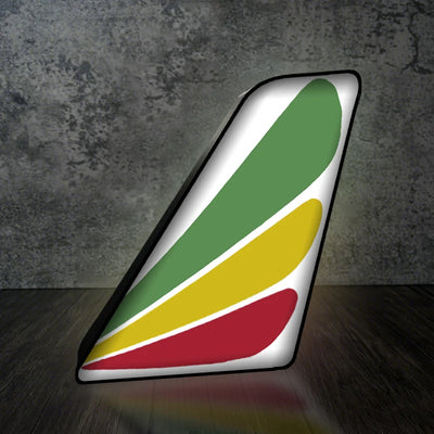 Ethiopian Airlines Led Aircraft Tail aviation themed 3D aircraft tail lamp, premium acrylic with LED.