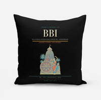 Thumbnail for Biju Patnaik International Airport (BBI) design on black pillow