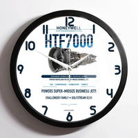 Thumbnail for HTF7000 design on white framed wall clock