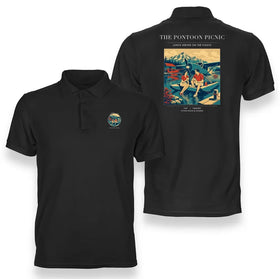 The Pontoon Picnic Premium Polo T-Shirts
