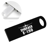 Thumbnail for Embraer E-190 & Plane aviation design on durable waterproof casing waterproof USB device.