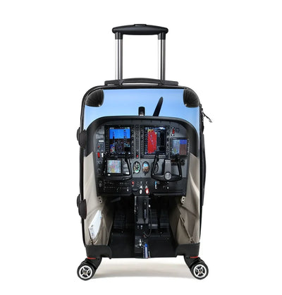 Cessna 172 Cockpit Cabin Size aviation luggage in durable shell.