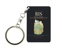 Thumbnail for Rishiri Airport (RIS) design on black key chain