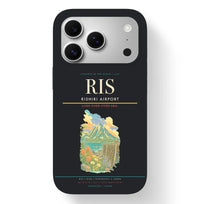 Thumbnail for Rishirifuji Airport (RIS) design on black iPhone 17 Pro MagSafe case