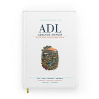 Thumbnail for Adelaide Airport (ADL) design on white notebook