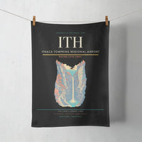 Thumbnail for Ithaca Tompkins Regional Airport (ITH) design on black towel