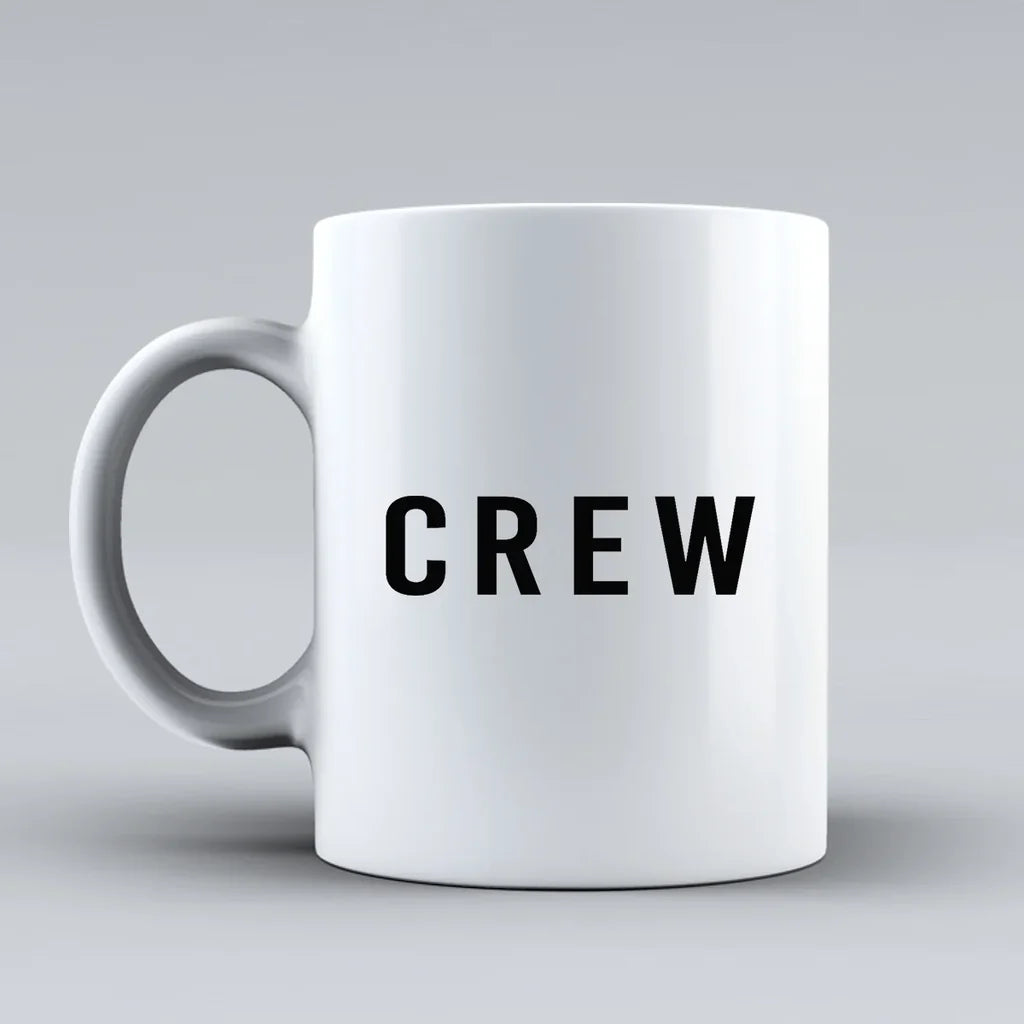 Customisable CREW & Text Mug - view 2