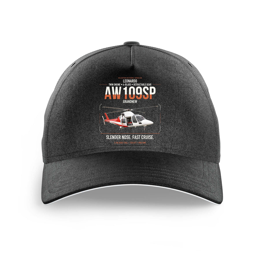 Leonardo AW109SP GrandNew design on black printed hat