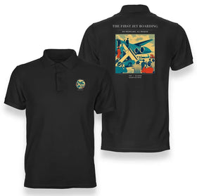 The First Jet Boarding Premium Polo T-Shirts