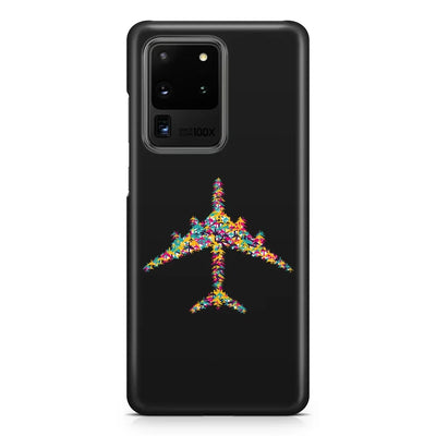 Colourful Airplane Samsung Case