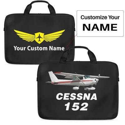 The Cessna 152 Laptop & Tablet aviation laptop & tablet bag in padded polyester.