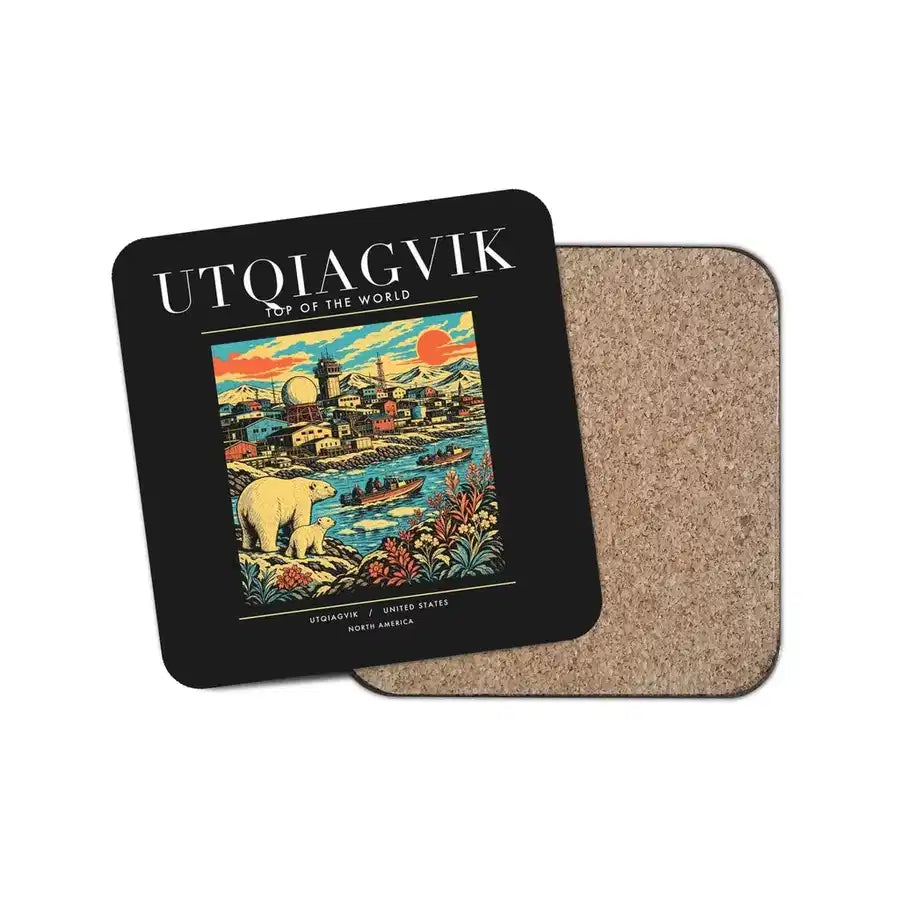 UTQIAGVIK - Poster - Coaster - Black