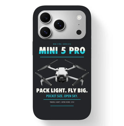 DJI Mini 5 Pro Case design on black iphone case