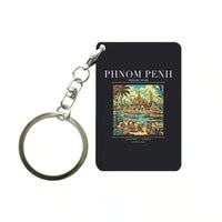 Thumbnail for PHNOM PENH - Poster - Key Chain - Black