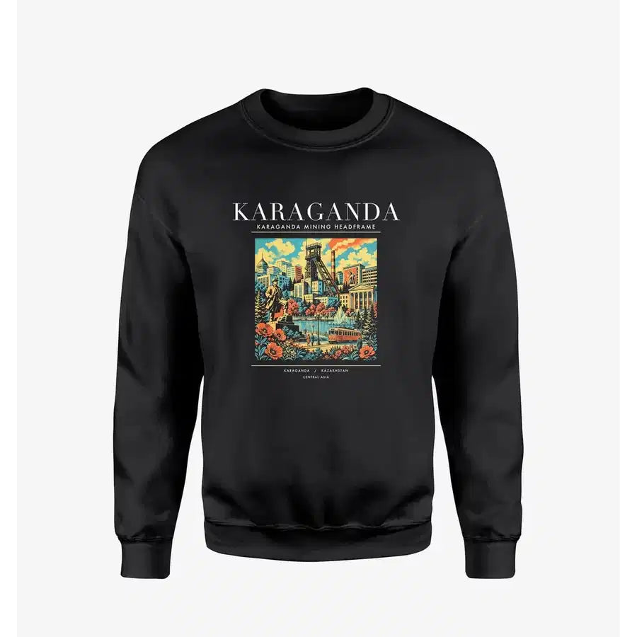 KARAGANDA - Poster - Sweatshirt - Black