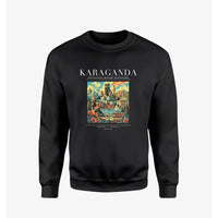 Thumbnail for KARAGANDA - Poster - Sweatshirt - Black