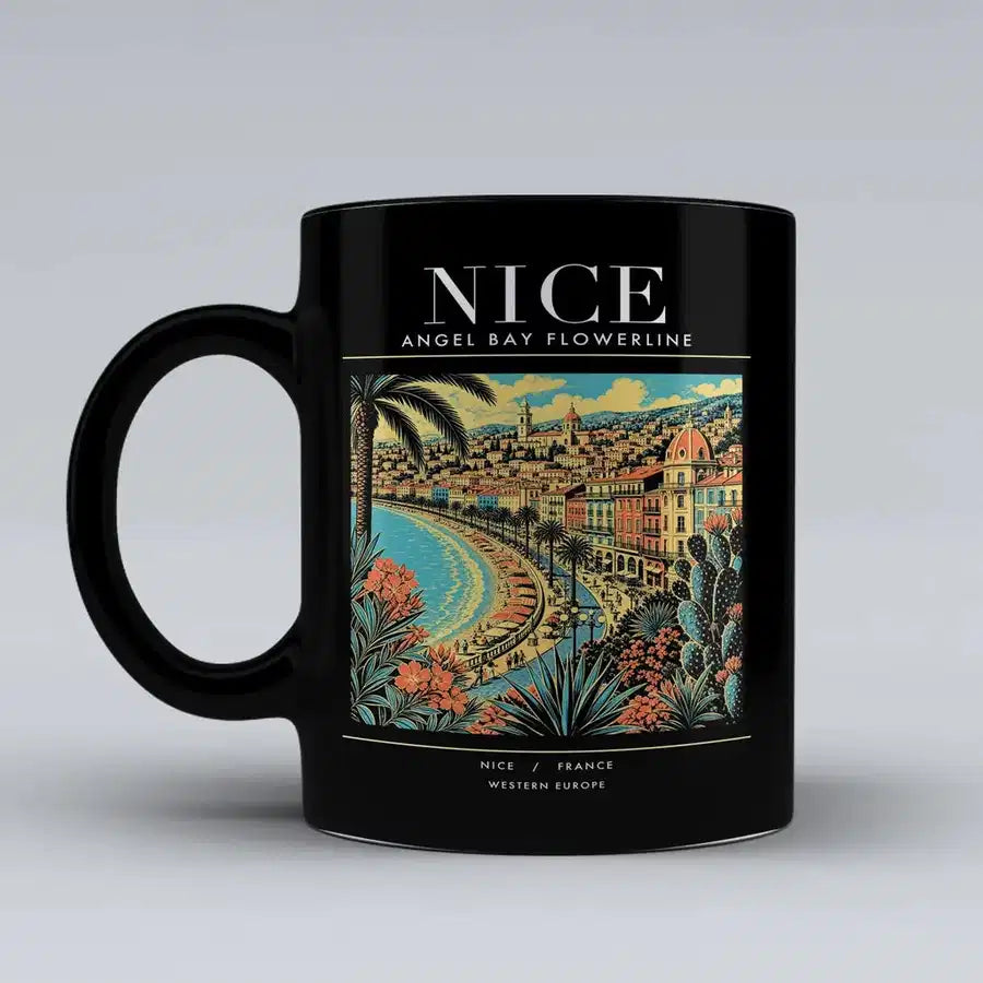 NICE - Poster - Mug - Black