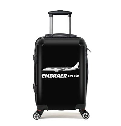 The Embraer ERJ-190 Cabin Size aviation design luggage, durable shell construction.