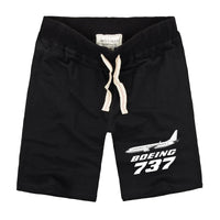 Thumbnail for The Boeing 737 aviation design on soft cotton shorts.