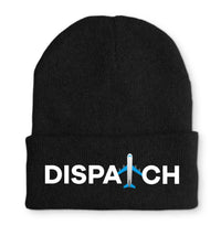 Thumbnail for Dispatch Embroidered aviation embroidery on soft knit fabric beanie.