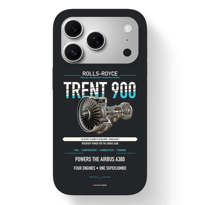 TRENT 900 Case design on black iphone case