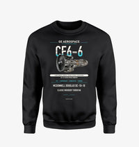 Thumbnail for CF6-6 design on black sweatshirt