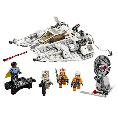Snow Fighter 75295 (Bagged Without Box) Building Blocks aviation themed Lego-style model aircraft in ABS plastic.