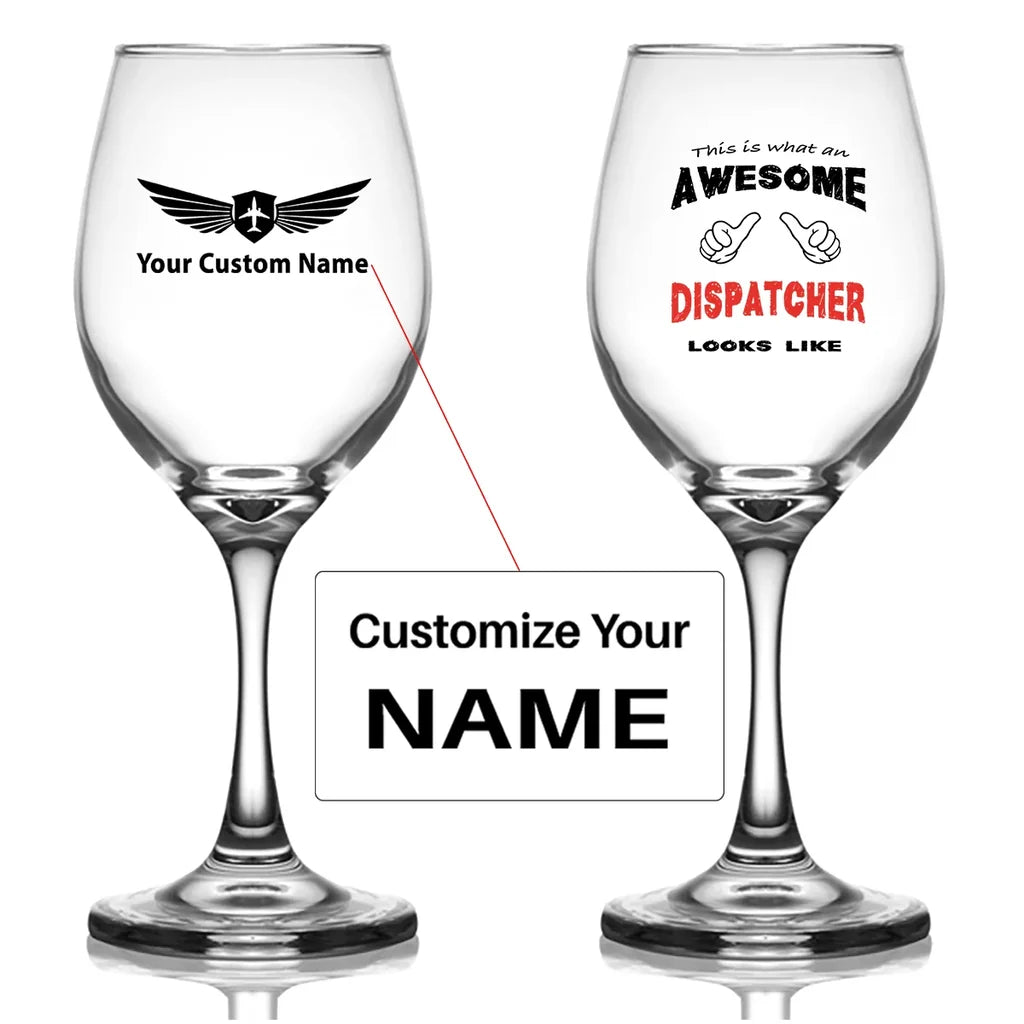 Customisable Dispatcher Wine Glass