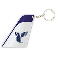 Thumbnail for Iran Air aviation shaped key chain, durable metal alloy.