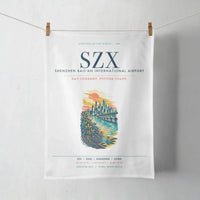 Thumbnail for Shenzhen Bao'an International Airport (SZX) design on white towel