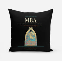 Thumbnail for Moi International Airport (MBA) design on black pillow