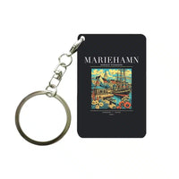 Thumbnail for MARIEHAMN - Poster - Key Chain - Black