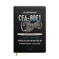 Thumbnail for CF6-80E1 design on black notebook