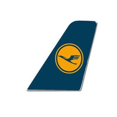 Lufthansa Airlines aviation design tail sticker in weather-resistant vinyl.