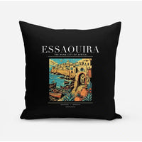 Thumbnail for ESSAOUIRA - Poster - Pillow - Black