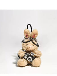 Thumbnail for Cute Pilot Rabbit Key Ring - view 2