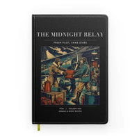 Thumbnail for VINTAGE G4149 - The Midnight Relay - Designed Notebooks design on black