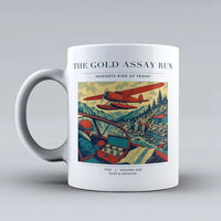 Thumbnail for VINTAGE G4415 - The Gold Assay Run - Ceramic Mug design on white