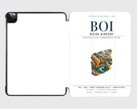 Thumbnail for Boise Airport (BOI) design on white ipad tablet case