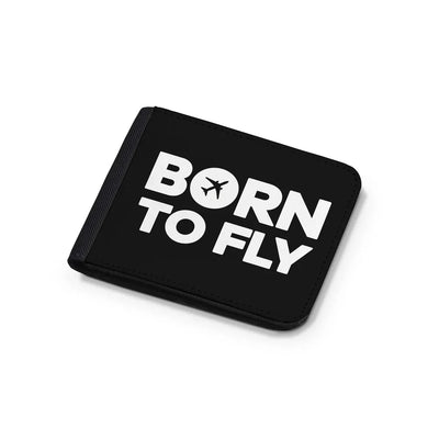 Born To Fly aviation wallet in leather.