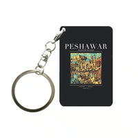 Thumbnail for PESHAWAR - Poster - Key Chain - Black