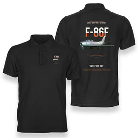 F-86F Sabre Sweep The Sky Premium Polo T-Shirts