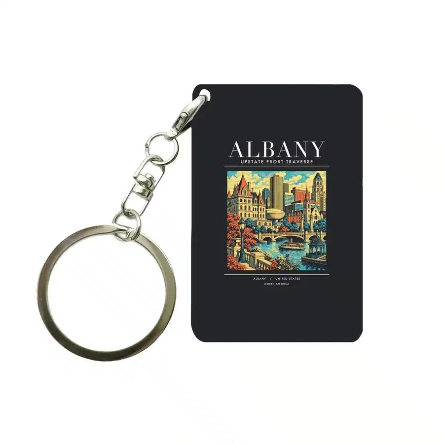 ALBANY - Poster - Key Chain - Black