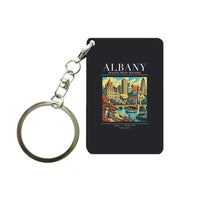 Thumbnail for ALBANY - Poster - Key Chain - Black