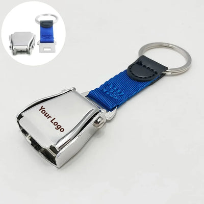 Your Custom Design & Image & Logo & Text Airplane aviation shaped key chain, durable metal alloy.
